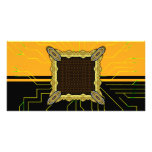Small Fire Grid Picture Card