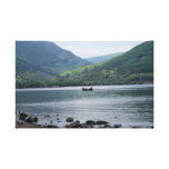 Small fishing boat on the Loch Canvas Prints