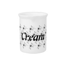Small Floral Cream Pitcher