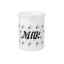 Small Floral Milk Pitcher