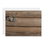 Small glass on wooden brown fishing dock planks invitations