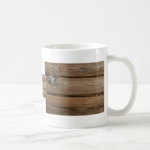 Small glass on wooden brown fishing dock planks mugs