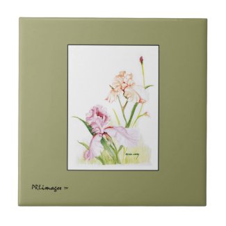 Small Iris Duo Tile