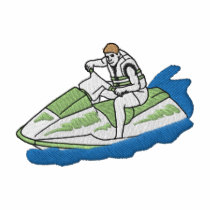 Small Jet Skier embroidered shirts by ZazzleEmbroidery Small Jet Skier embroidered shirts
