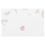 ~Small Light Snow Apple~ Customized Stationery