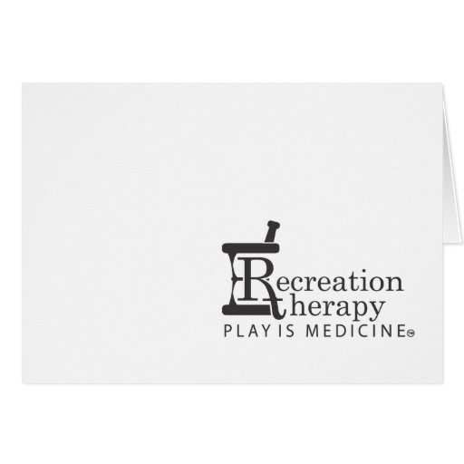 Small Logo Greeting Card-Recreation Therapy