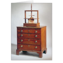 Small Mahogany chest of drawers by Sheraton Card