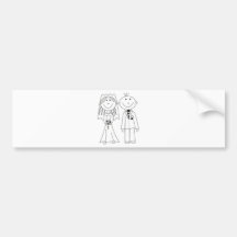 Small mementos of marriage bumper sticker