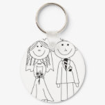 Small mementos of marriage keychains