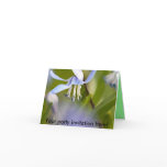 Small Notecard for party invites