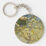 Small pear tree in blossom Keychain