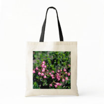 Small Pink Bell-Shaped Flowers flowers Canvas Bags