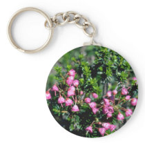 Small Pink Bell-Shaped Flowers flowers Keychains