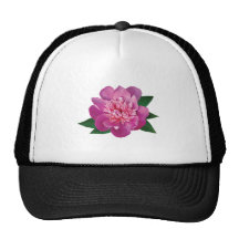 Small Pink Peony Trucker Hat