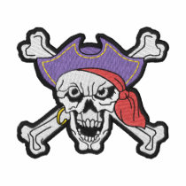 Small Pirate Skull embroidered shirts