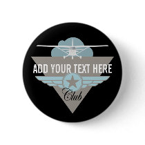 Small Plane Club Your Text Here Button