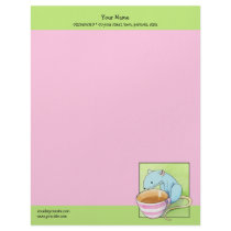 Small Pleasures pink Letterhead
