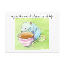 Small Pleasures Postcard