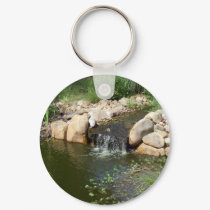 Small Pond and Waterfall Keychain