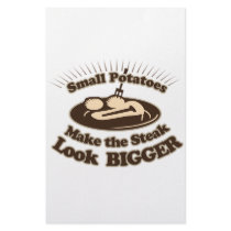 Small Potatoes Make the Steak Look Bigger stationery by stitchedINK Small Potatoes Make the Steak Look Bigger stationery