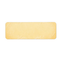 Small Pretty Yellow Apothecary Label