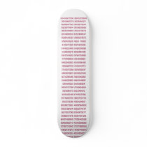 small print pi skateboard