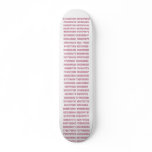small print pi skateboard