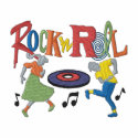 Small Rock and Roll embroidered shirts