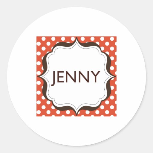 Small Round Stickers - logo centered | Zazzle