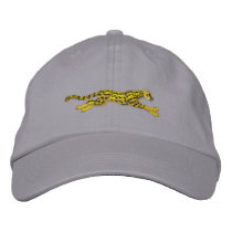 Small Running Cheetah embroidered hats