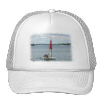 Small Sailboat Baseball Hat hats