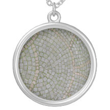 Small Sidewalk Tiles Texture Background Pendants