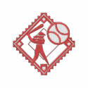 Small Softball Logo embroidered shirts