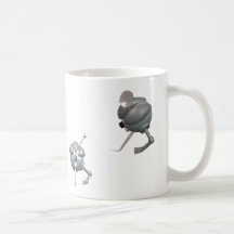 Small Space Robot Coffee Mugs