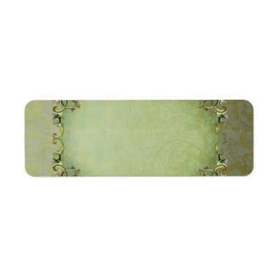 Small Spring Brocade Apothecary Label