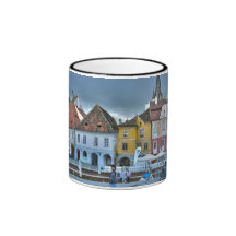 Small Square, Sibiu HDR Coffee Mugs