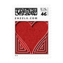 Small Stamp Lined Heart by stampstore Small Stamp Lined Heart