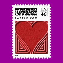 Small Stamp Lined Heart stamps
