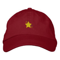 Small Star embroidered hats by ZazzleEmbroidery Small Star embroidered hats