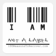 Small Sticker - Not a Label