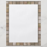 Small Tan Floor Tile Background Custom Flyer