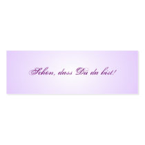 Small Tischkarten for the wedding board Business Cards