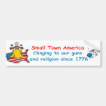 Small Town America Bumper Sticker
