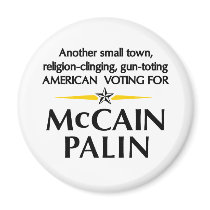 Small town Americans for Palin Magnet by mccainshirts Small town Americans for Palin Magnet