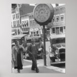 Small Town, Big Clock, 1930s posters