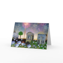 Small town fireworks cards