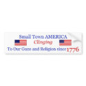 Small Town Proud Bumpersticker by shanasfo Small Town Proud Bumpersticker