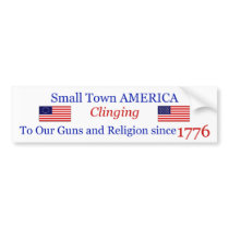 Small Town Proud Bumpersticker by shanasfo Small Town Proud Bumpersticker