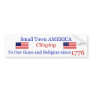 Small Town Proud Bumpersticker Bumper Stickers