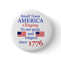 Small Town Proud Button